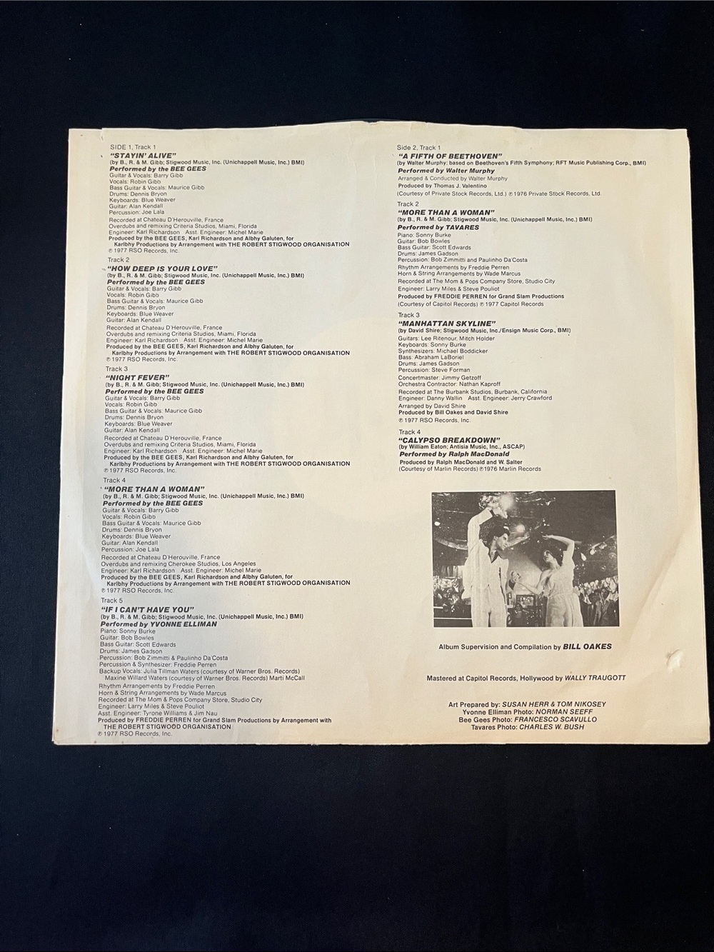 "Saturday Night Fever: The Original Movie Soundtrack" Vinyl Record - Picture 4 of 12